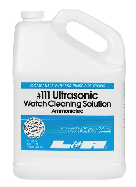 ultrasonic watch cleaning solution